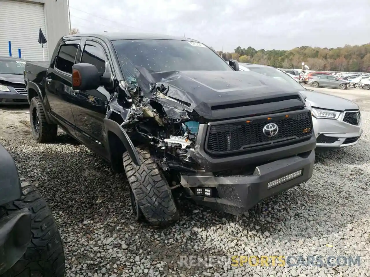 1 Photograph of a damaged car 5TFDY5F1XMX036671 TOYOTA TUNDRA 2021