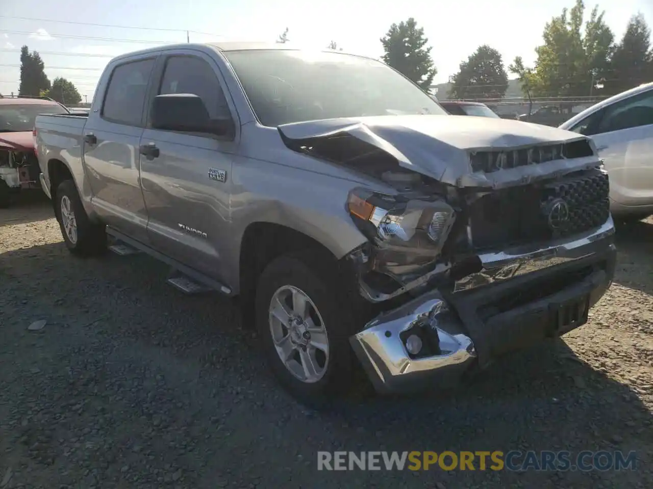 1 Photograph of a damaged car 5TFDY5F1XMX964478 TOYOTA TUNDRA 2021