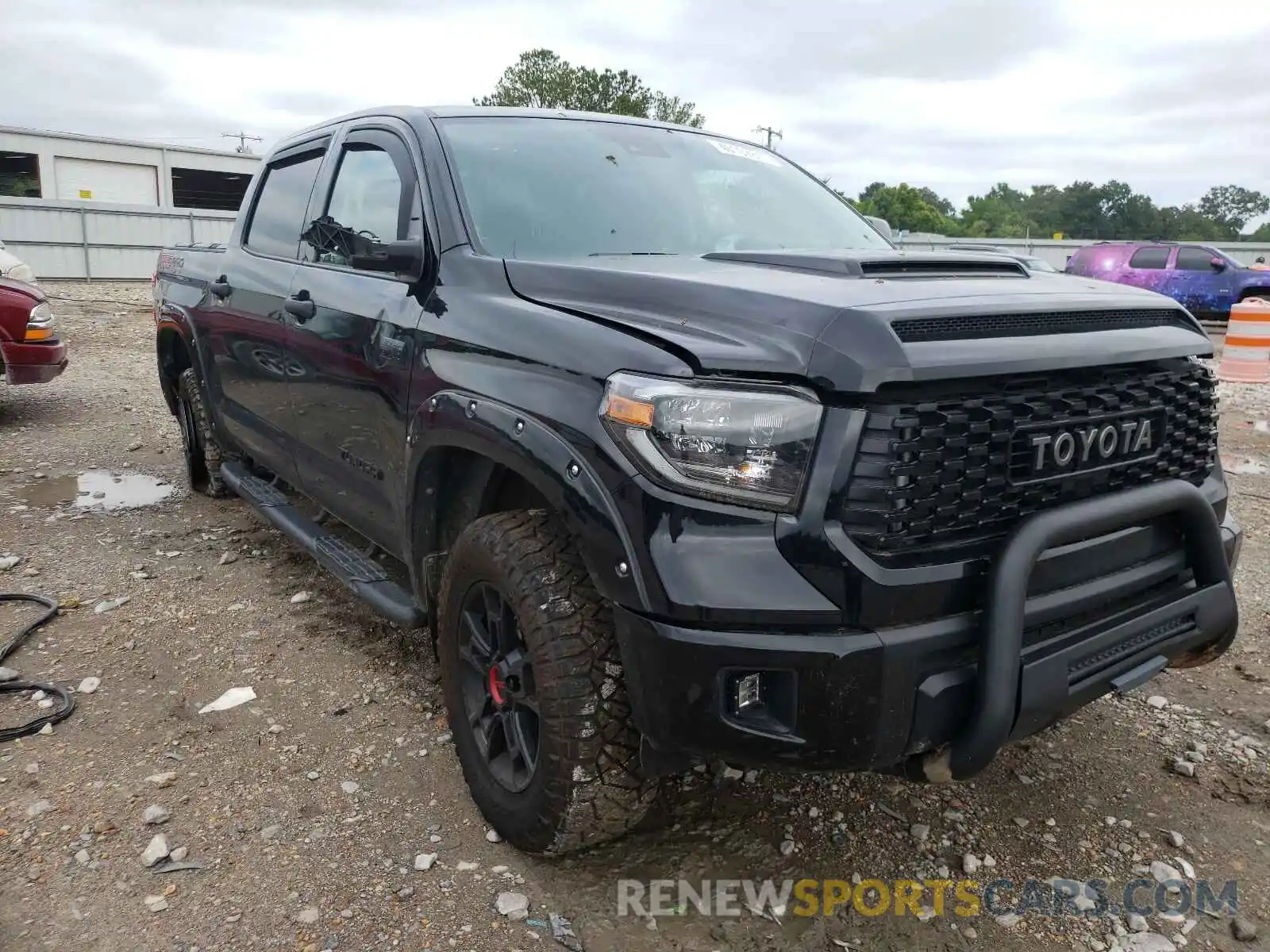 1 Photograph of a damaged car 5TFDY5F1XMX977120 TOYOTA TUNDRA 2021