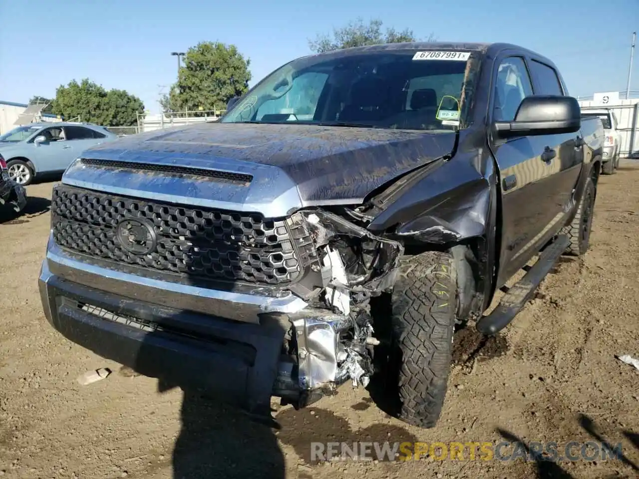 2 Photograph of a damaged car 5TFEY5F10MX279748 TOYOTA TUNDRA 2021