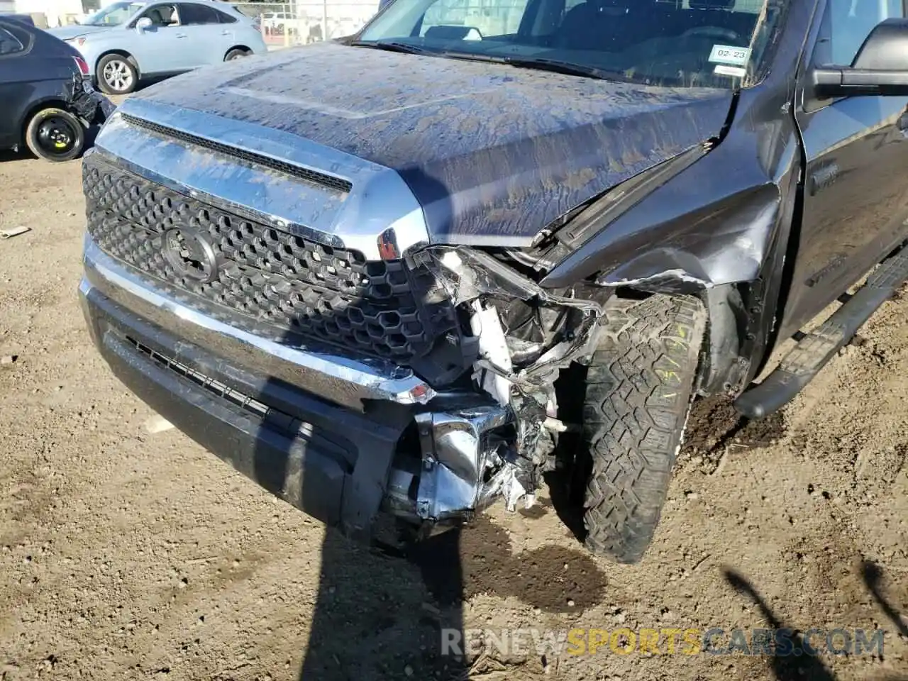 9 Photograph of a damaged car 5TFEY5F10MX279748 TOYOTA TUNDRA 2021