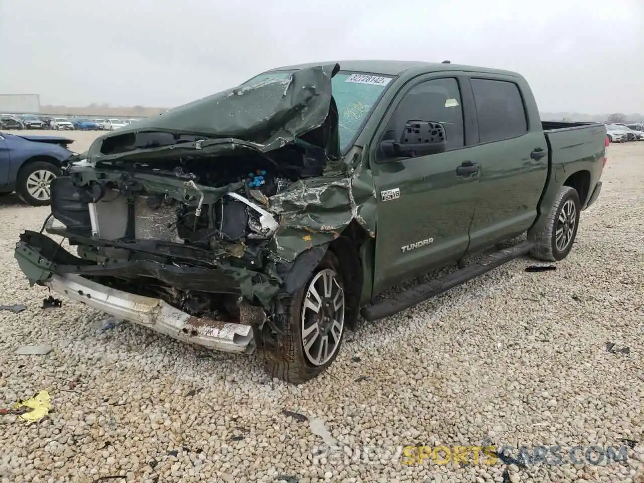 2 Фотография поврежденного автомобиля 5TFEY5F11MX274722 TOYOTA TUNDRA 2021