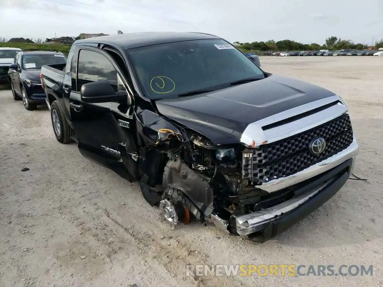 1 Photograph of a damaged car 5TFEY5F11MX277443 TOYOTA TUNDRA 2021