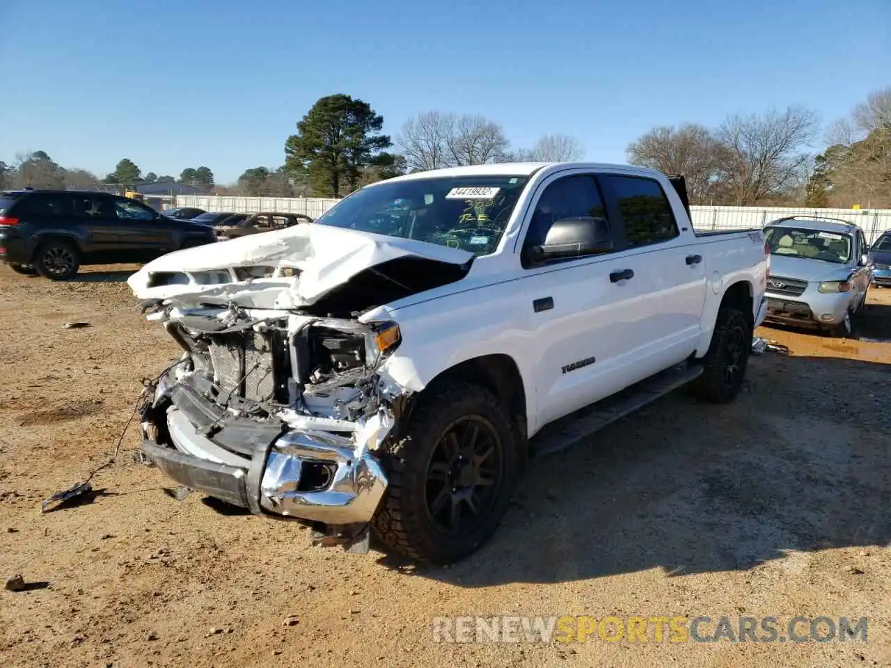 2 Photograph of a damaged car 5TFEY5F11MX283887 TOYOTA TUNDRA 2021