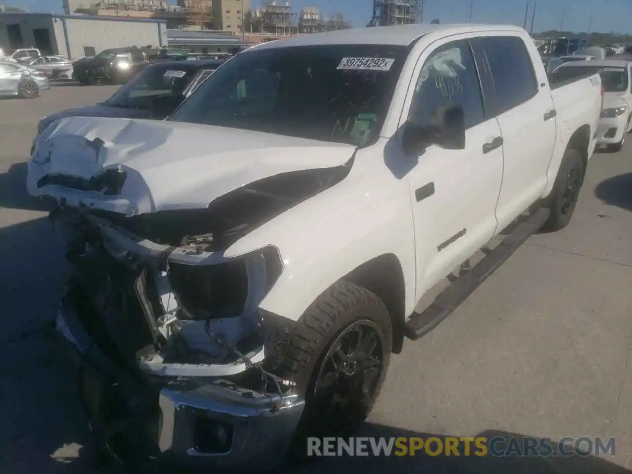 2 Photograph of a damaged car 5TFEY5F11MX284389 TOYOTA TUNDRA 2021