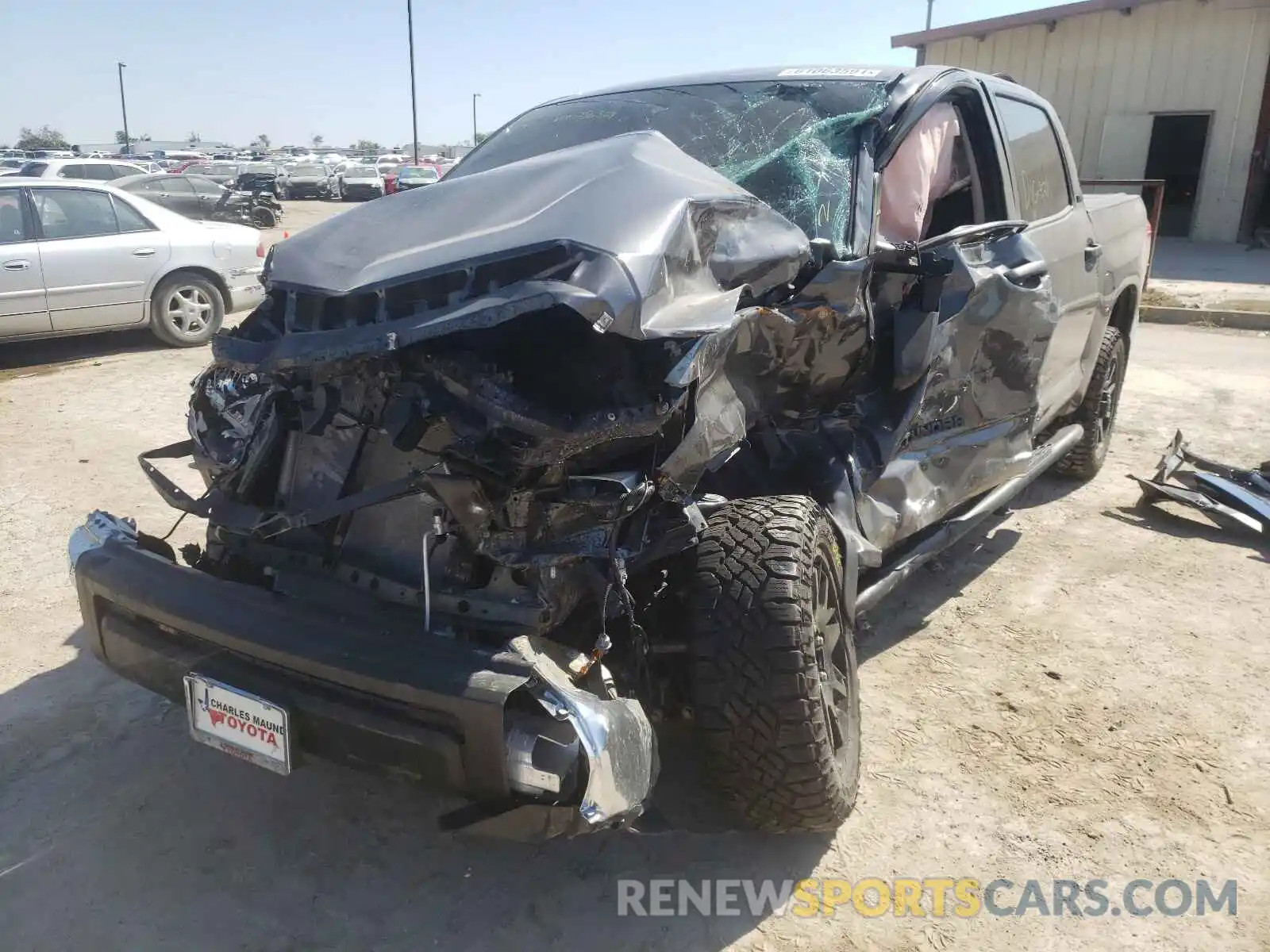 2 Photograph of a damaged car 5TFEY5F11MX286367 TOYOTA TUNDRA 2021