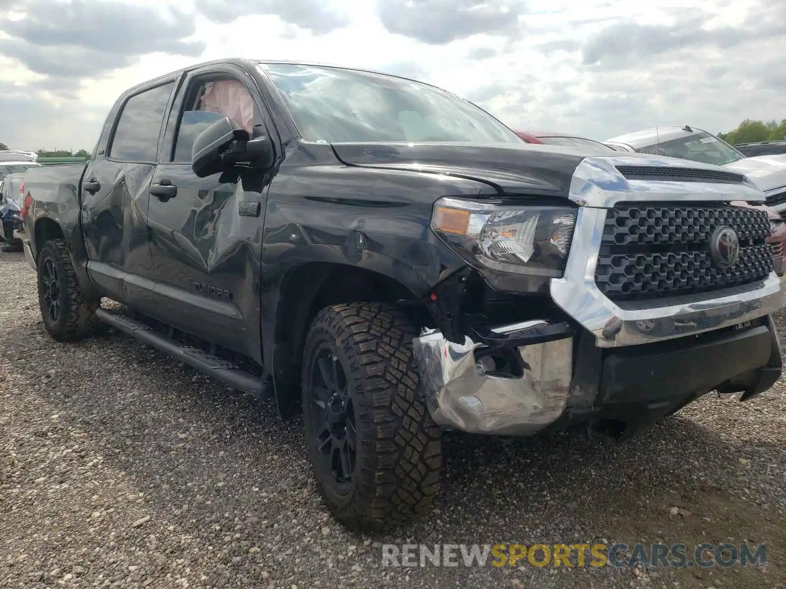 1 Photograph of a damaged car 5TFEY5F12MX277340 TOYOTA TUNDRA 2021