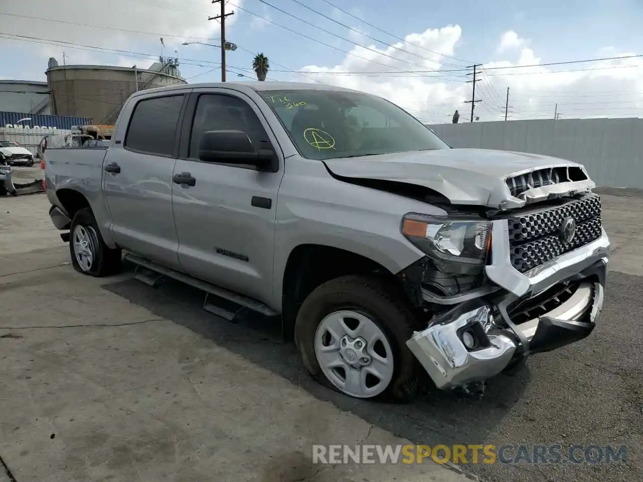 1 Photograph of a damaged car 5TFEY5F12MX279783 TOYOTA TUNDRA 2021