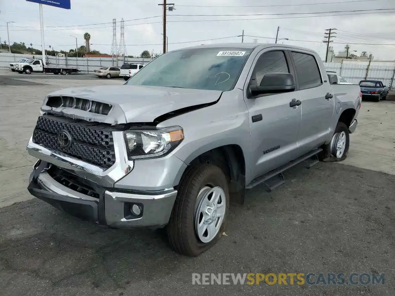 2 Photograph of a damaged car 5TFEY5F12MX279783 TOYOTA TUNDRA 2021