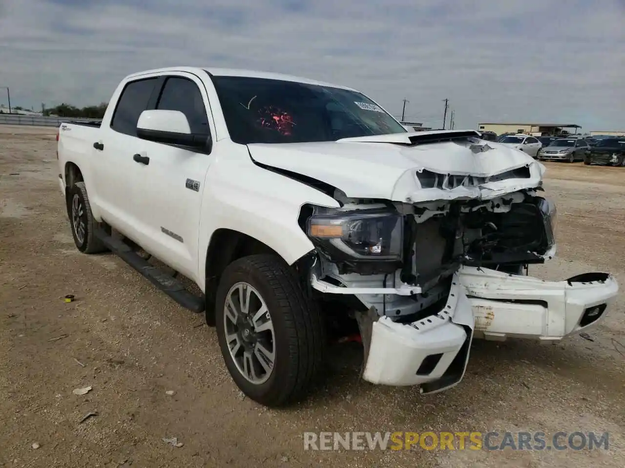 1 Photograph of a damaged car 5TFEY5F12MX284062 TOYOTA TUNDRA 2021