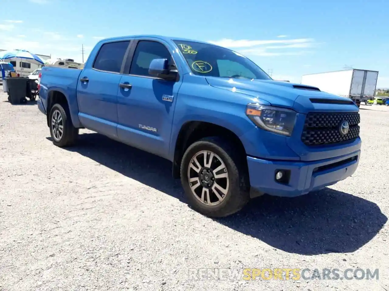 1 Photograph of a damaged car 5TFEY5F12MX289813 TOYOTA TUNDRA 2021