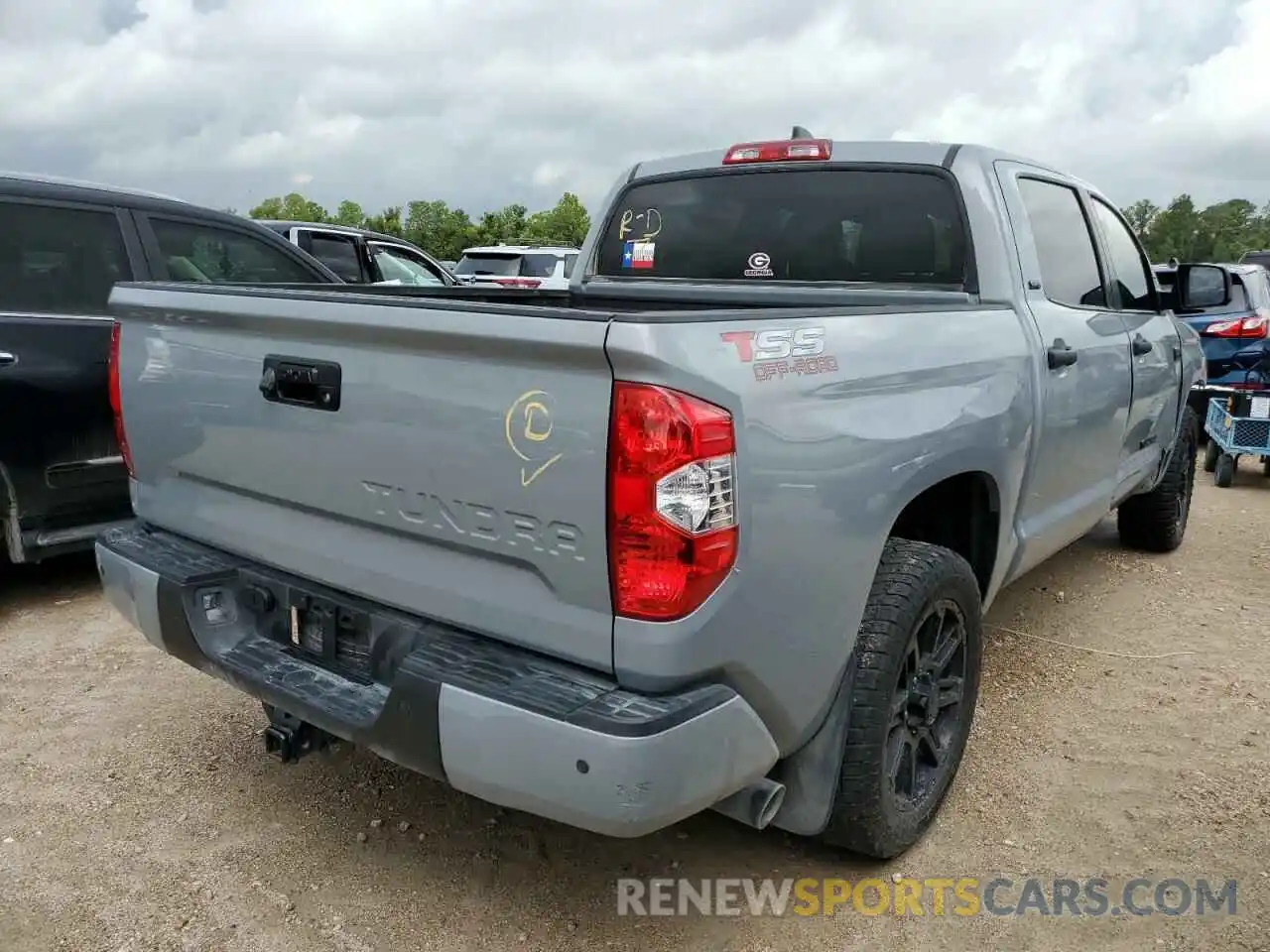 4 Photograph of a damaged car 5TFEY5F12MX296664 TOYOTA TUNDRA 2021