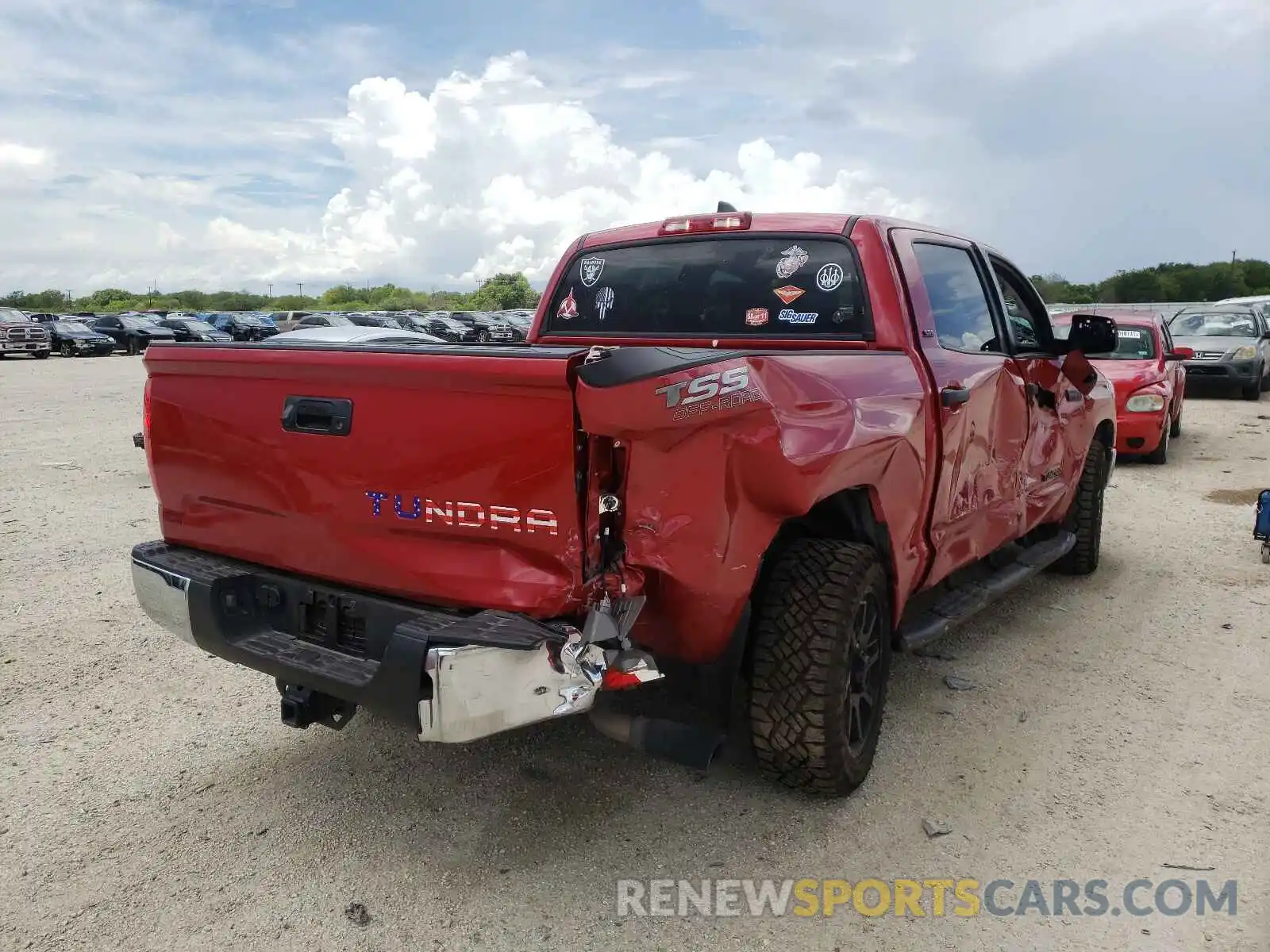 4 Photograph of a damaged car 5TFEY5F13MX274852 TOYOTA TUNDRA 2021