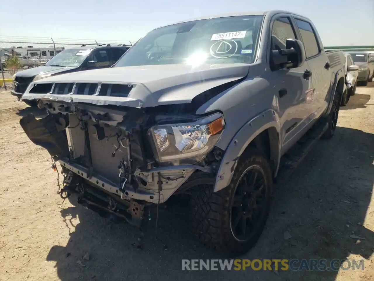 2 Photograph of a damaged car 5TFEY5F14MX272303 TOYOTA TUNDRA 2021