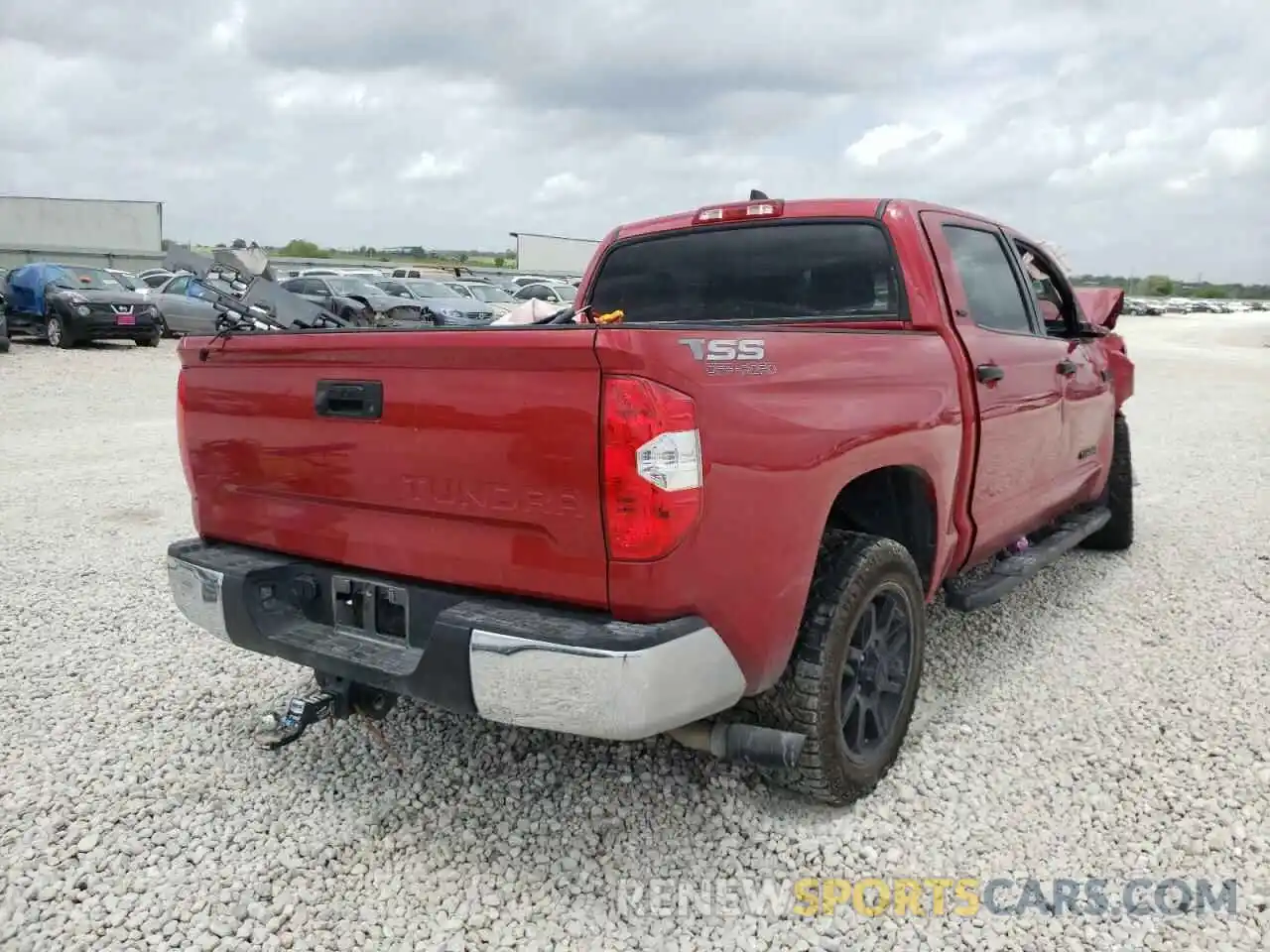 4 Photograph of a damaged car 5TFEY5F14MX277467 TOYOTA TUNDRA 2021