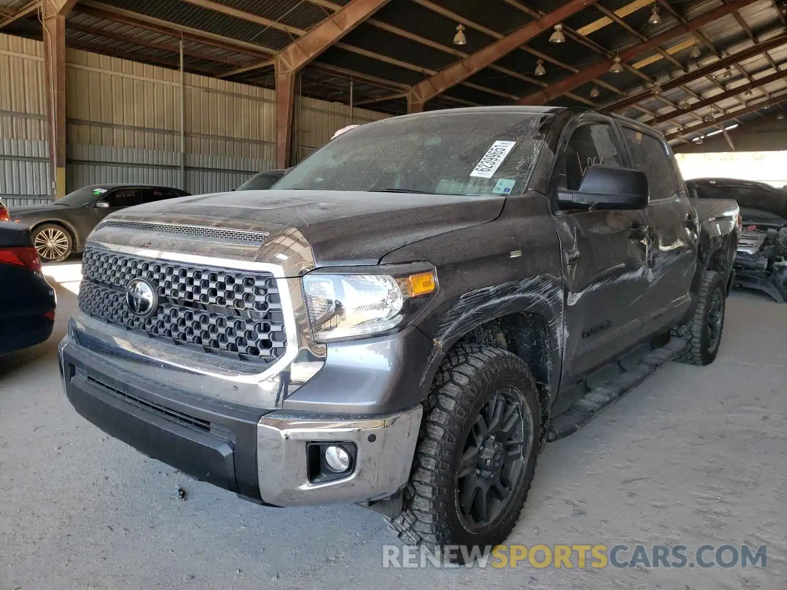 2 Photograph of a damaged car 5TFEY5F14MX286380 TOYOTA TUNDRA 2021