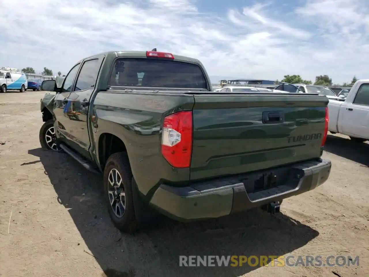 3 Photograph of a damaged car 5TFEY5F15MX286436 TOYOTA TUNDRA 2021