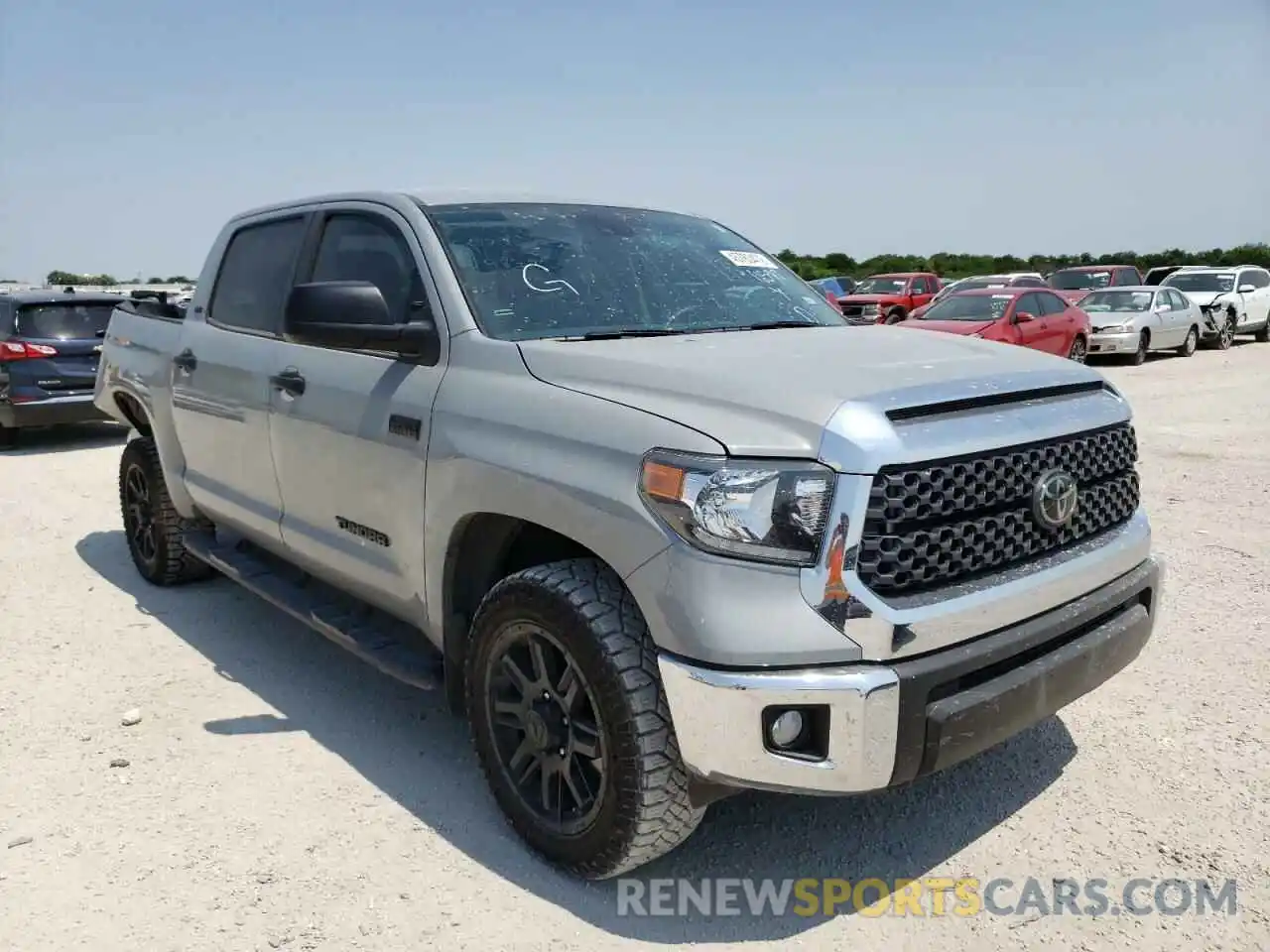 1 Photograph of a damaged car 5TFEY5F15MX298392 TOYOTA TUNDRA 2021