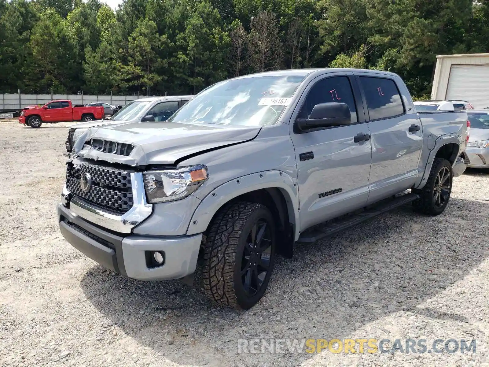 2 Photograph of a damaged car 5TFEY5F16MX272917 TOYOTA TUNDRA 2021