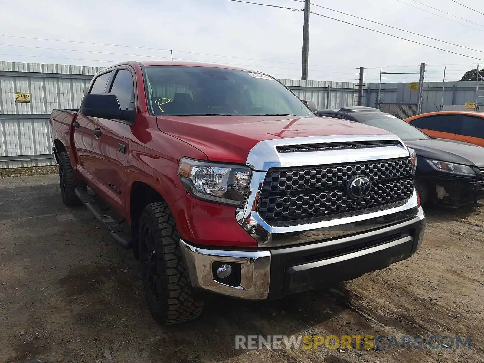 1 Photograph of a damaged car 5TFEY5F16MX275512 TOYOTA TUNDRA 2021