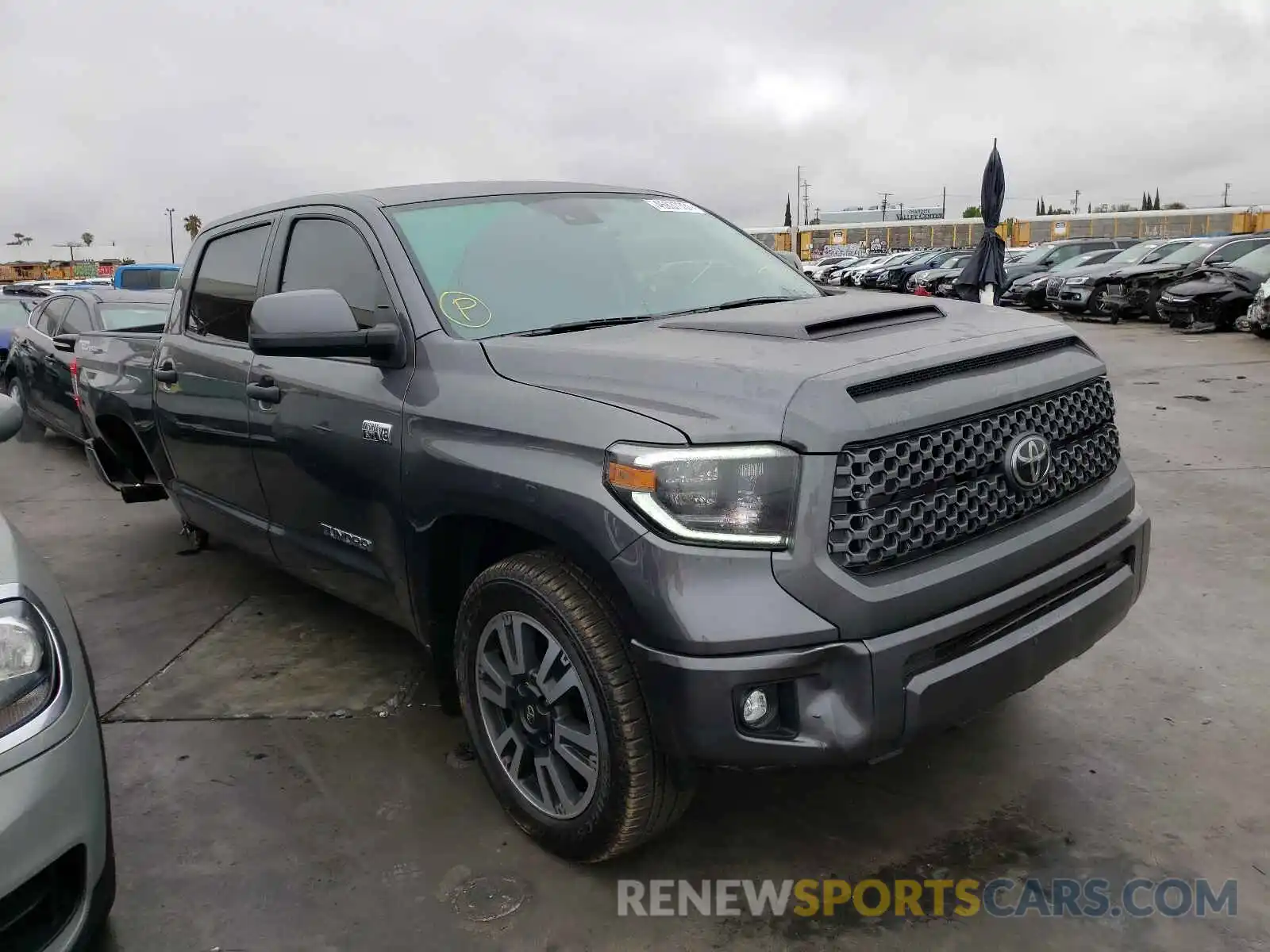 1 Photograph of a damaged car 5TFEY5F16MX281357 TOYOTA TUNDRA 2021