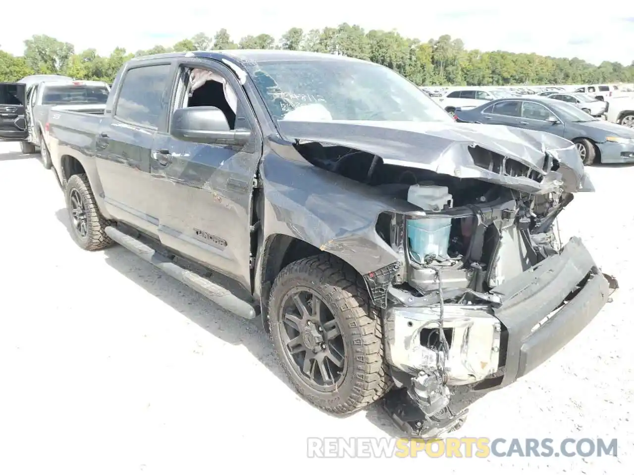 1 Photograph of a damaged car 5TFEY5F16MX292939 TOYOTA TUNDRA 2021