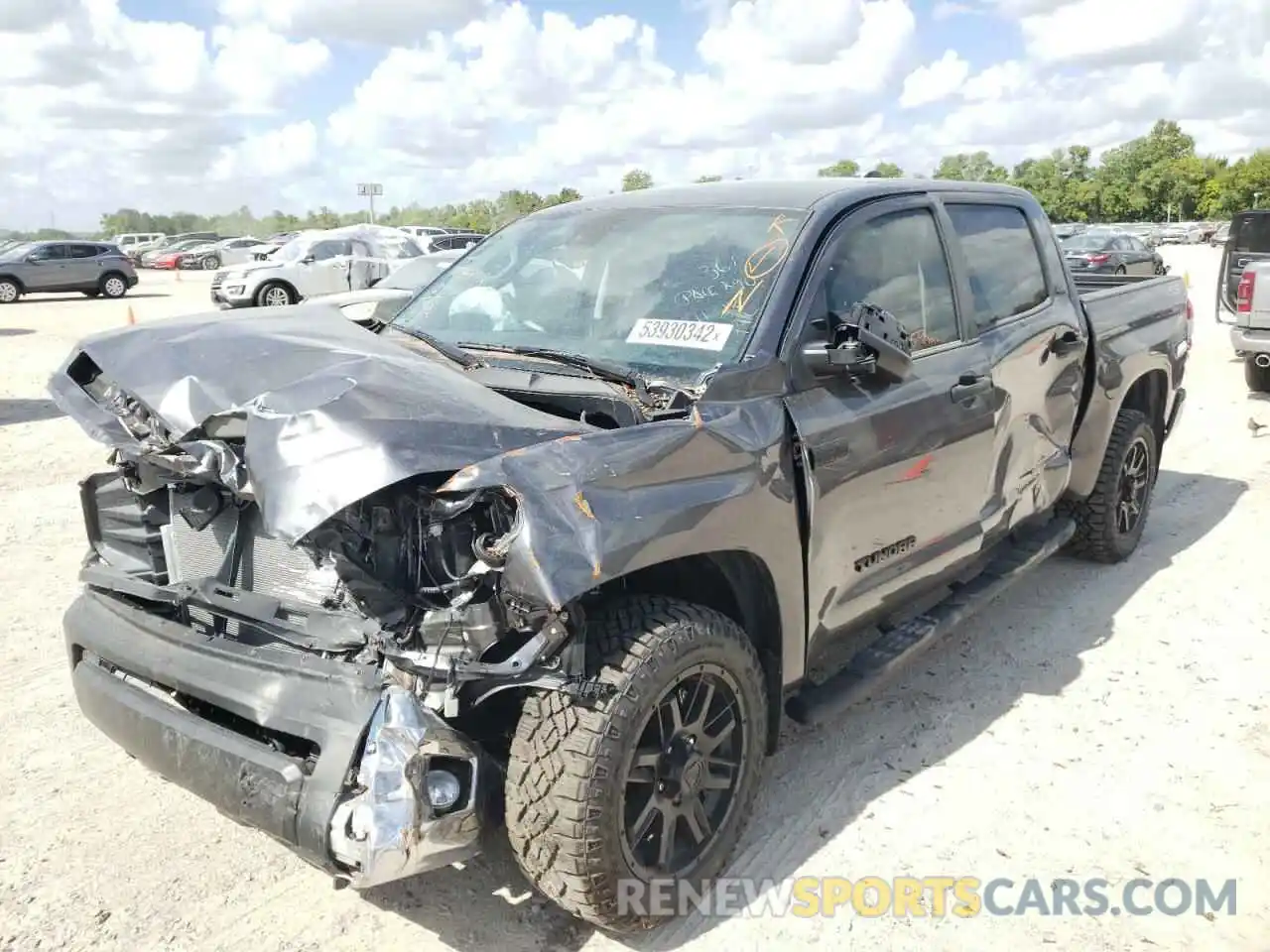 2 Photograph of a damaged car 5TFEY5F16MX292939 TOYOTA TUNDRA 2021