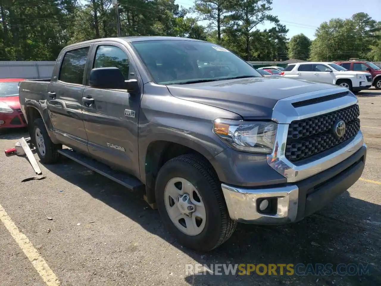 1 Photograph of a damaged car 5TFEY5F16MX297638 TOYOTA TUNDRA 2021