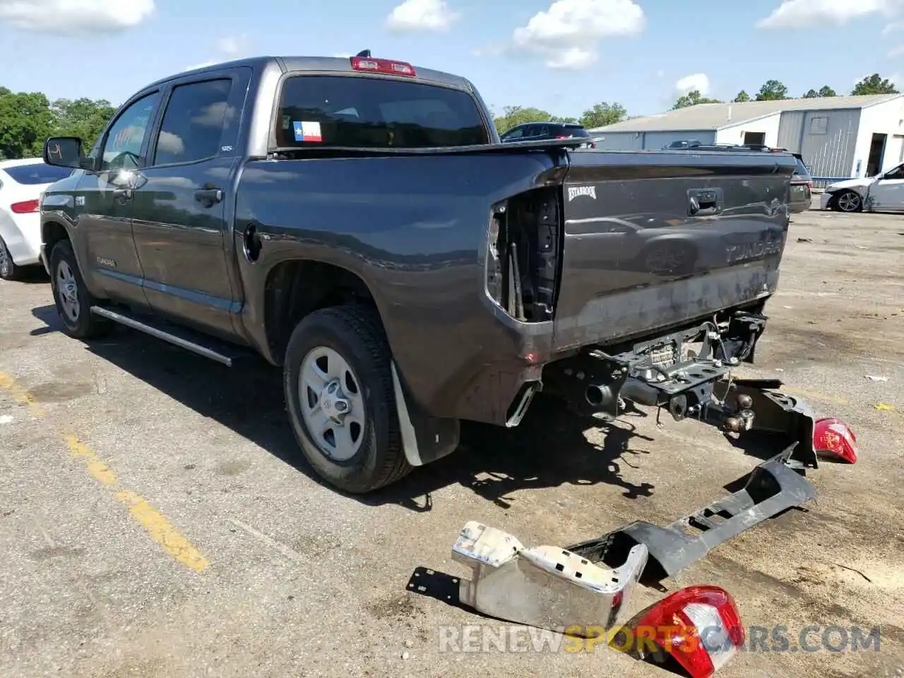 3 Photograph of a damaged car 5TFEY5F16MX297638 TOYOTA TUNDRA 2021