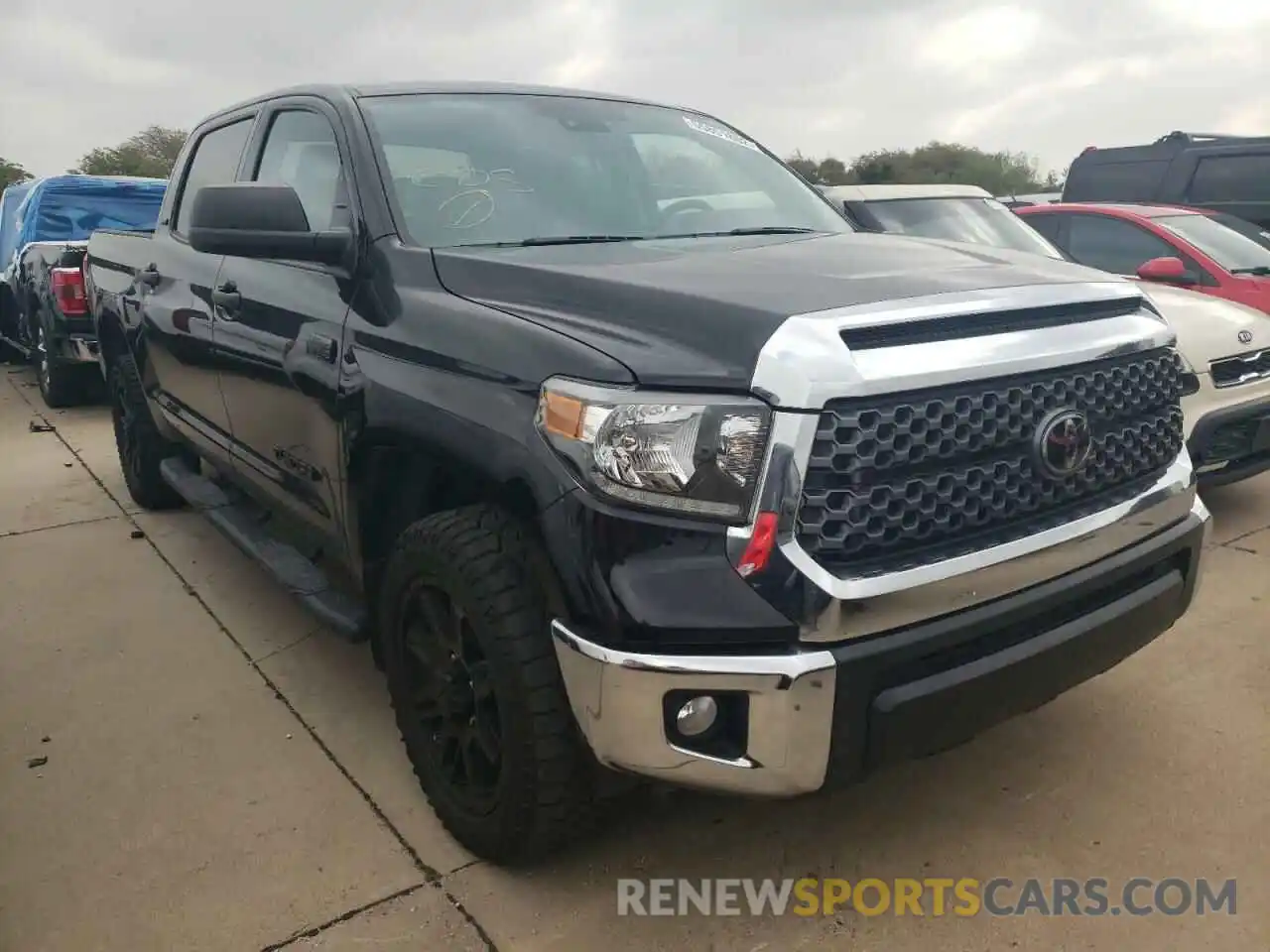 1 Photograph of a damaged car 5TFEY5F17MX272912 TOYOTA TUNDRA 2021