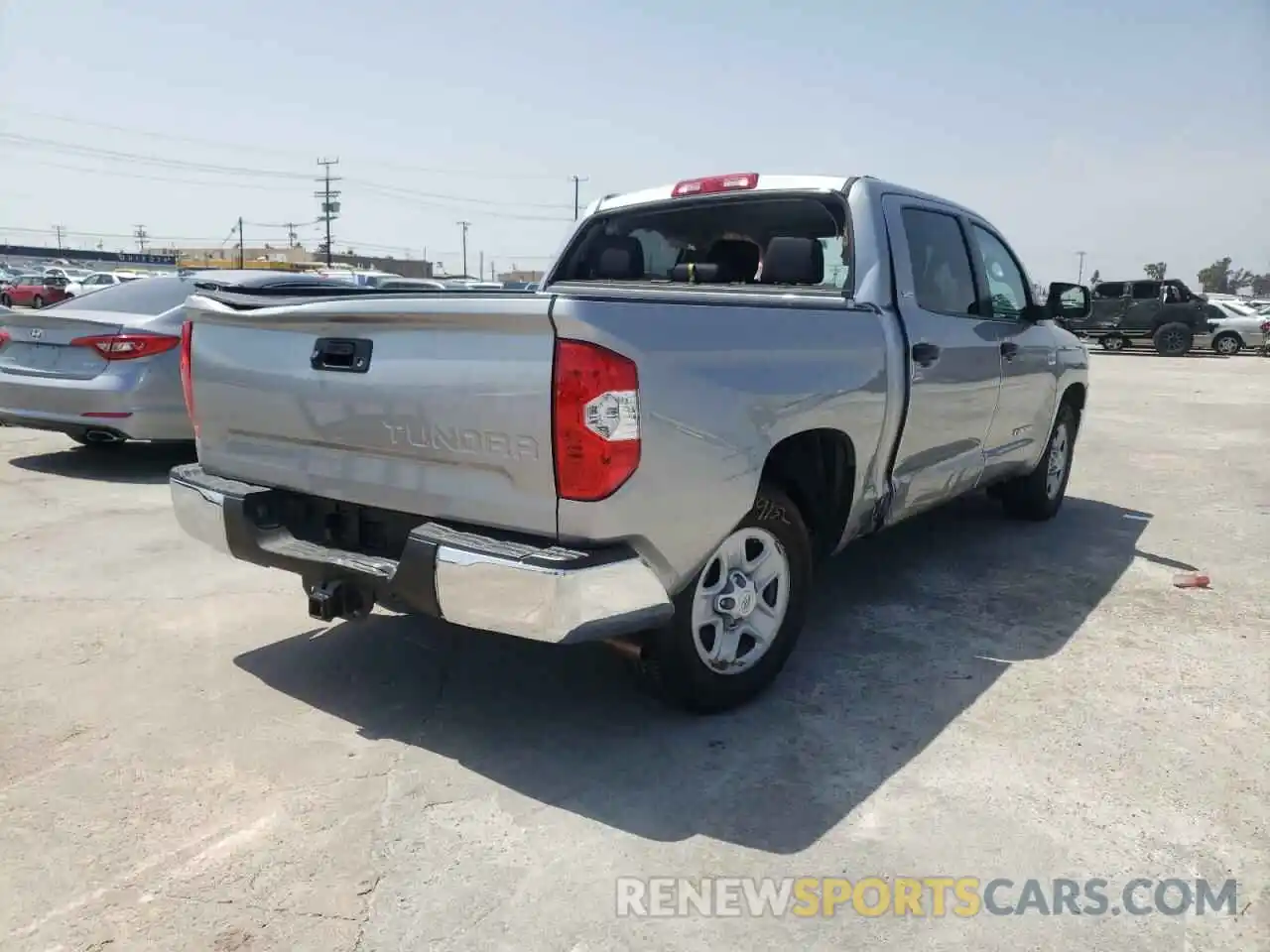 4 Photograph of a damaged car 5TFEY5F17MX280279 TOYOTA TUNDRA 2021