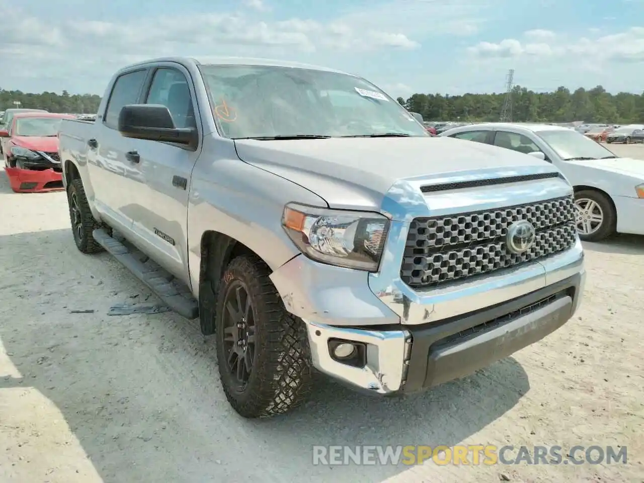 1 Photograph of a damaged car 5TFEY5F17MX292755 TOYOTA TUNDRA 2021