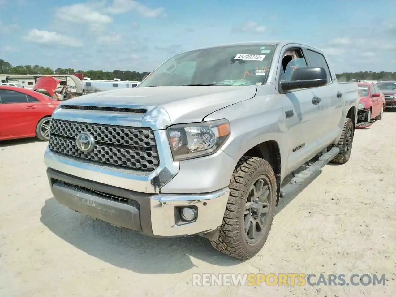 2 Photograph of a damaged car 5TFEY5F17MX292755 TOYOTA TUNDRA 2021