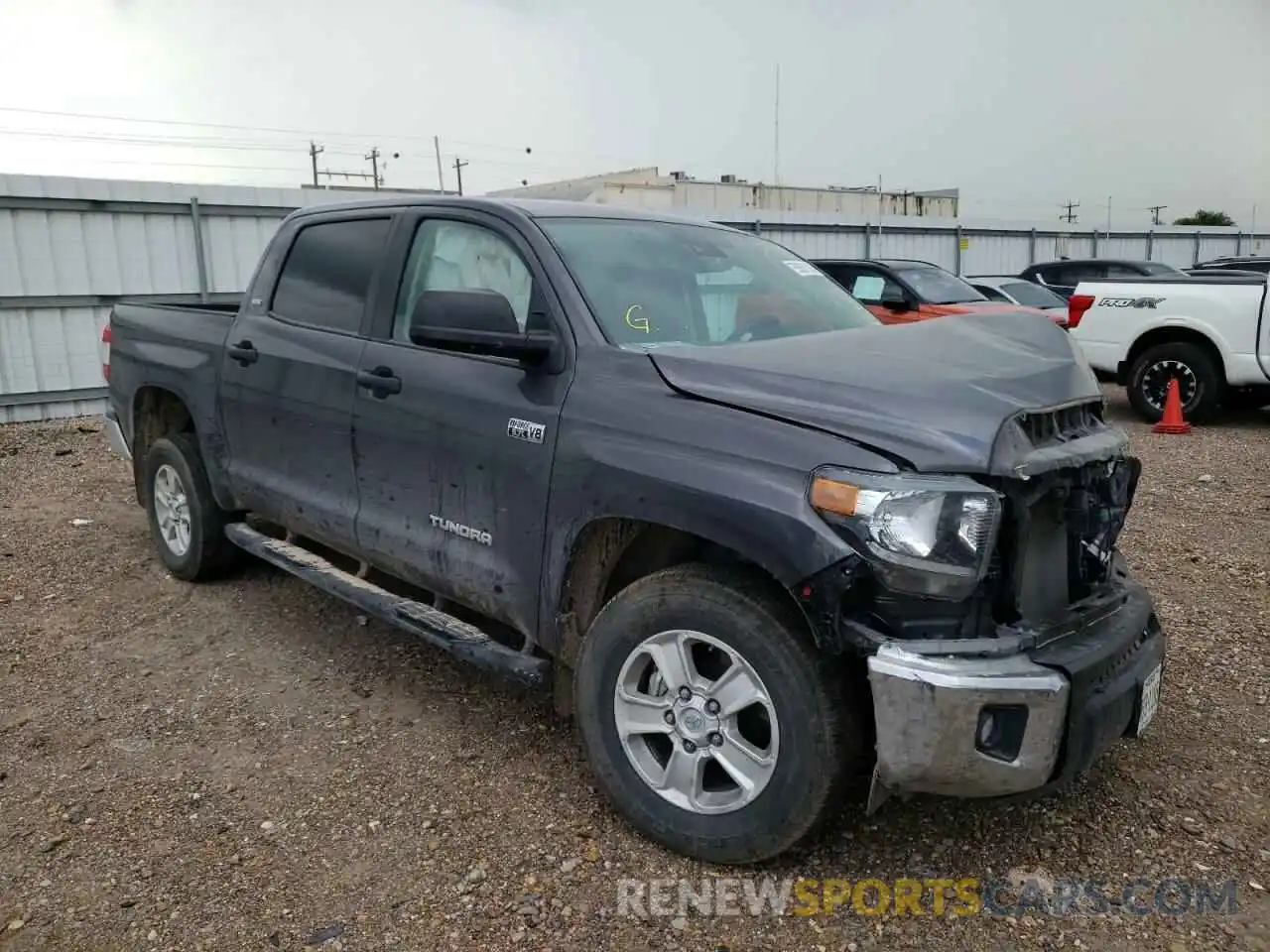 1 Photograph of a damaged car 5TFEY5F17MX298300 TOYOTA TUNDRA 2021