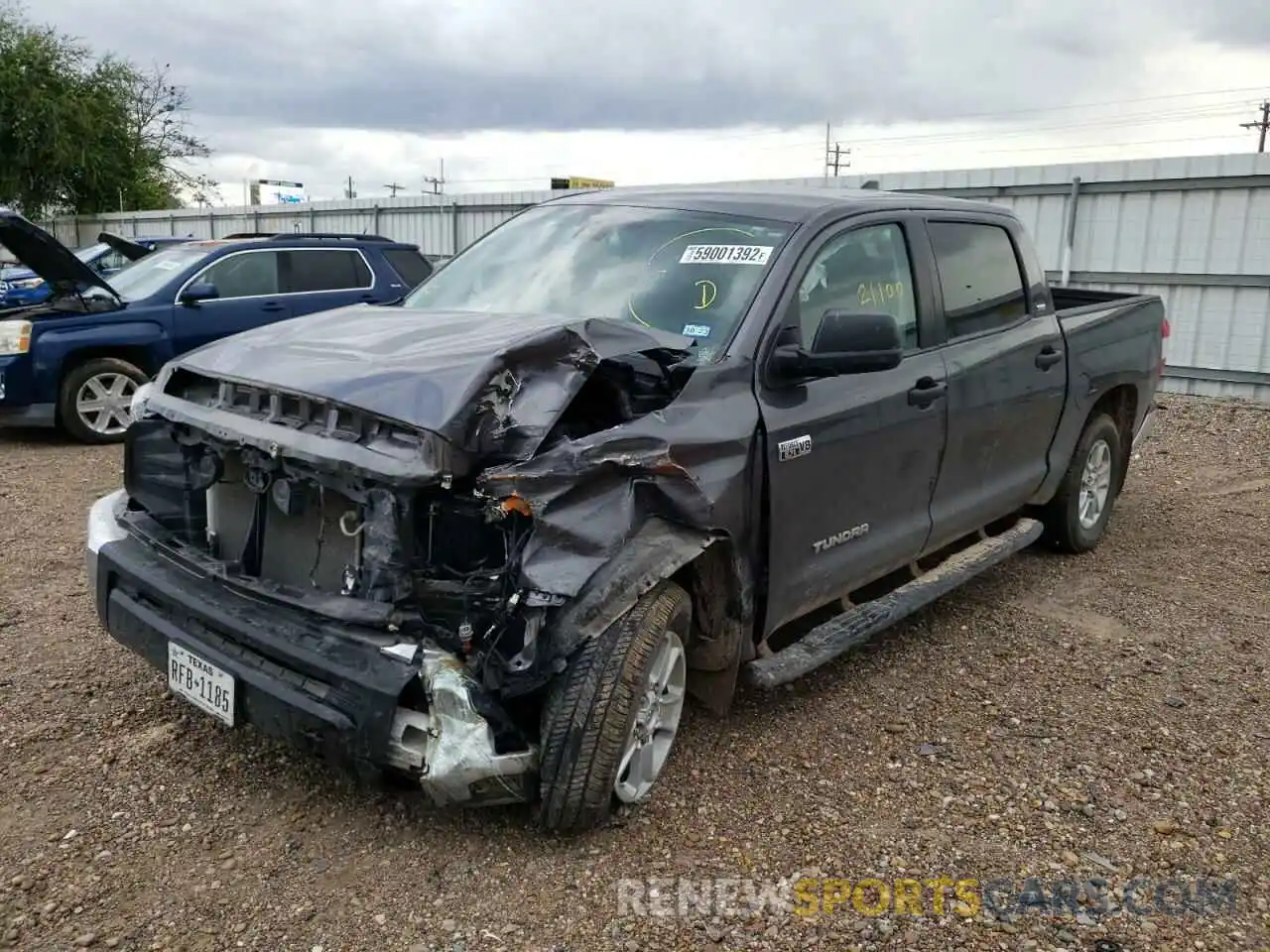 2 Photograph of a damaged car 5TFEY5F17MX298300 TOYOTA TUNDRA 2021