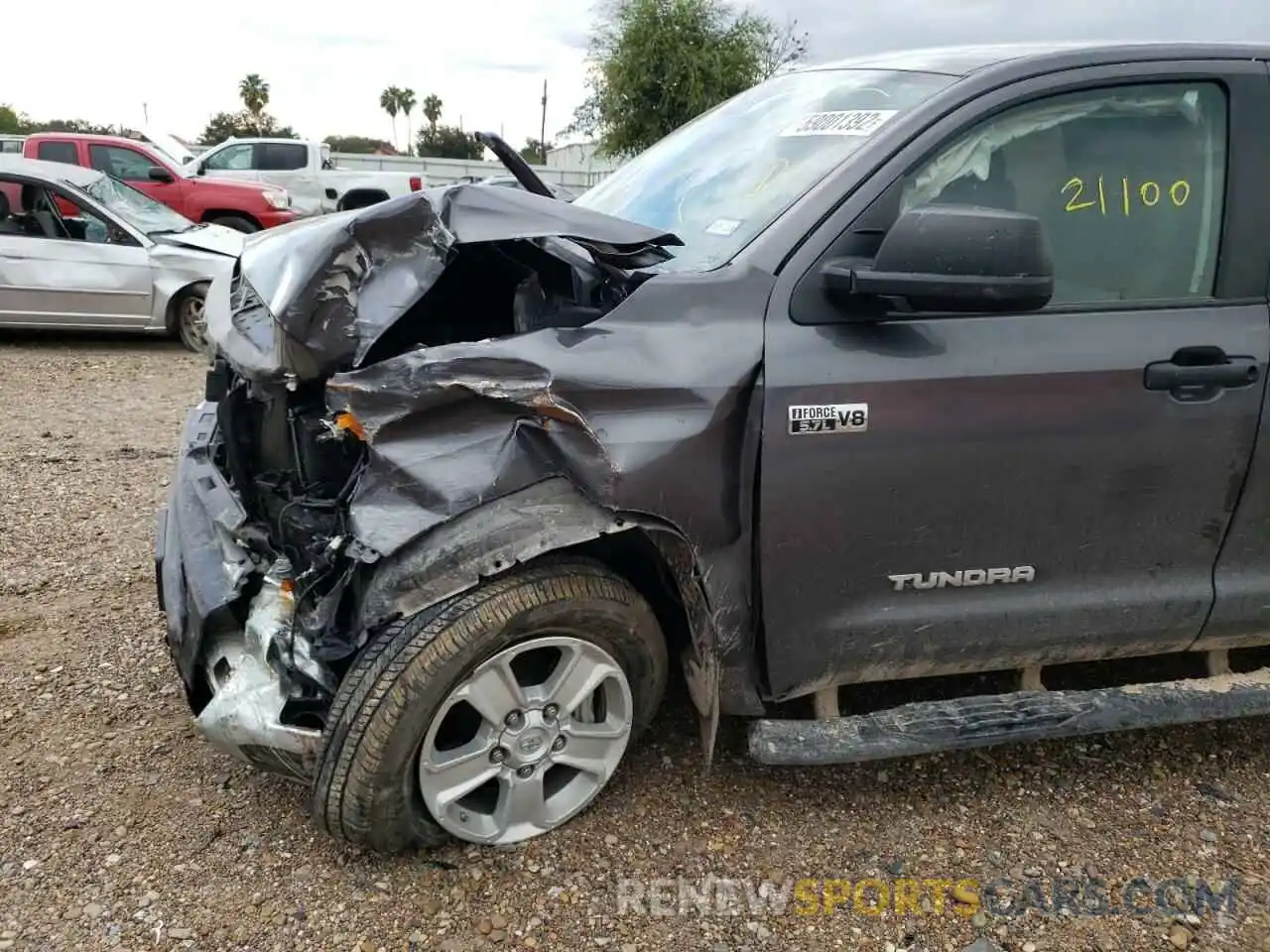 9 Photograph of a damaged car 5TFEY5F17MX298300 TOYOTA TUNDRA 2021