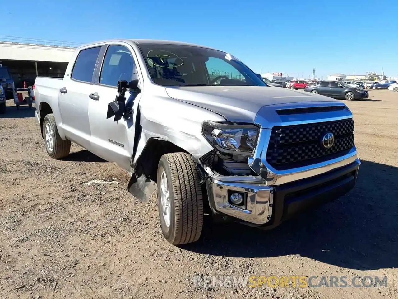 1 Photograph of a damaged car 5TFEY5F18MX279495 TOYOTA TUNDRA 2021