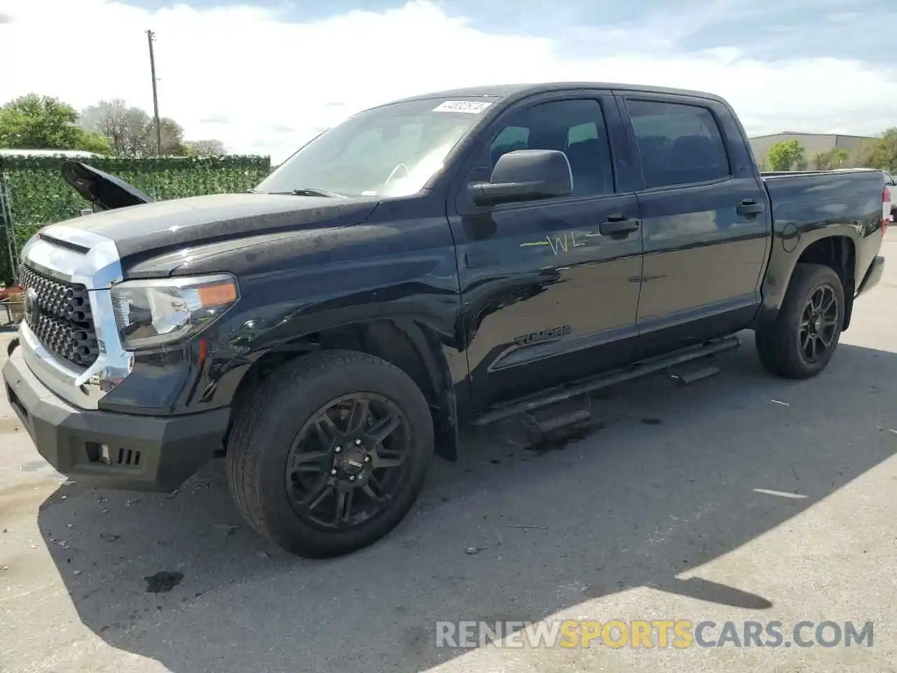 1 Photograph of a damaged car 5TFEY5F18MX279593 TOYOTA TUNDRA 2021