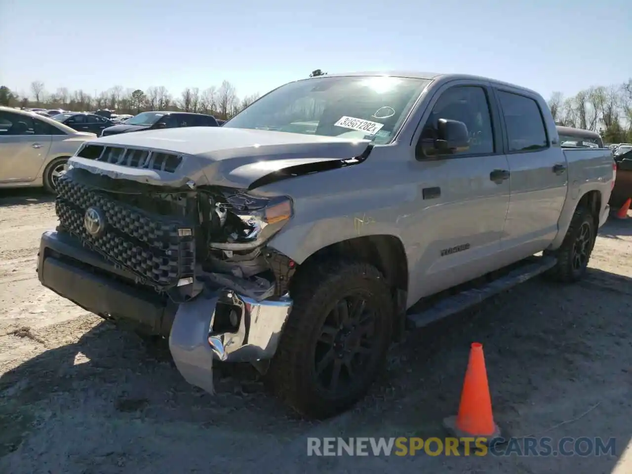 2 Photograph of a damaged car 5TFEY5F18MX282946 TOYOTA TUNDRA 2021