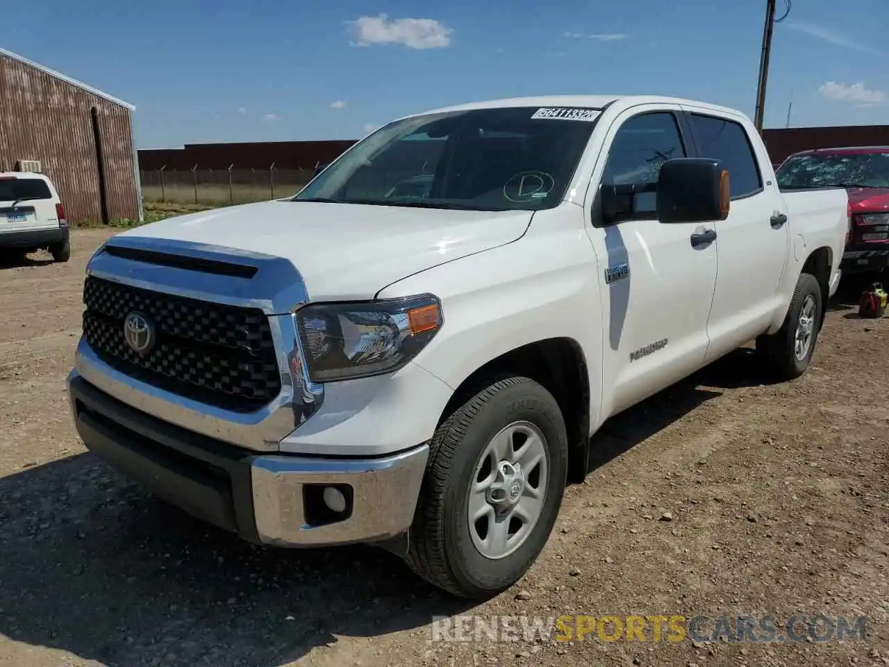 2 Photograph of a damaged car 5TFEY5F18MX290884 TOYOTA TUNDRA 2021