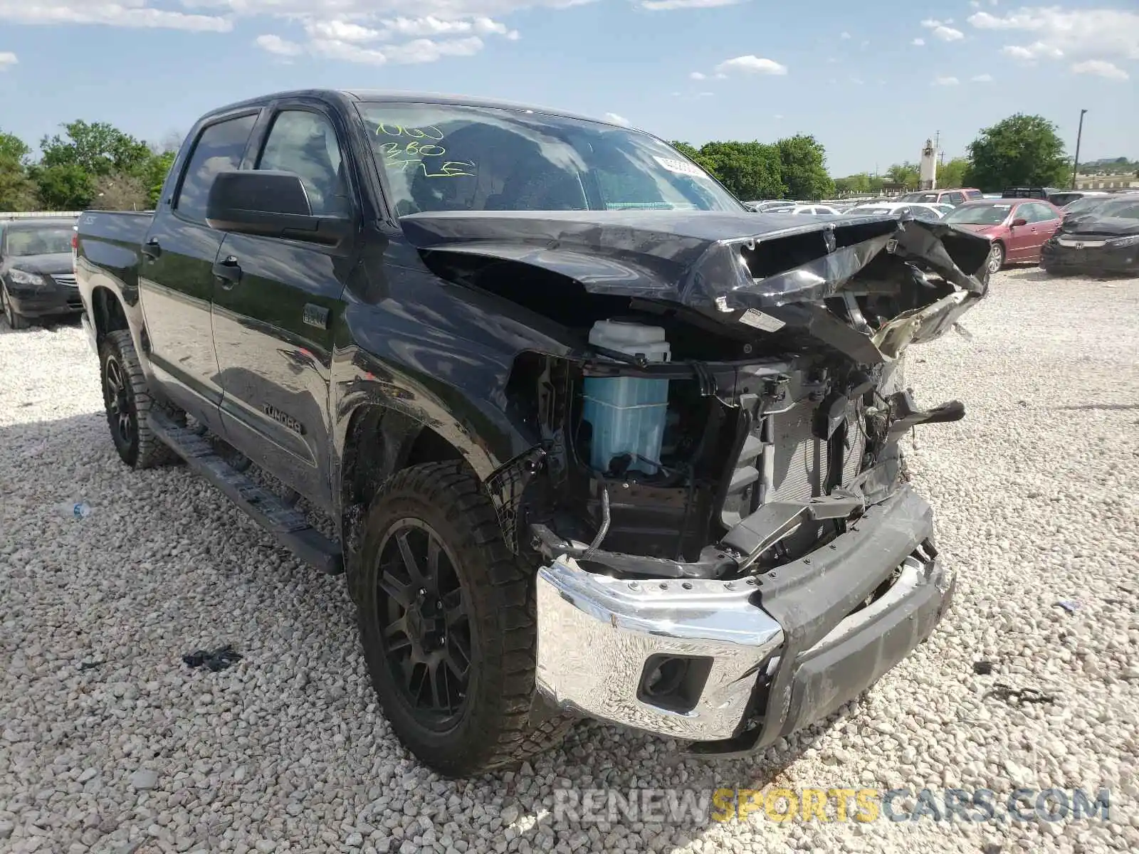 1 Photograph of a damaged car 5TFEY5F19MX272331 TOYOTA TUNDRA 2021