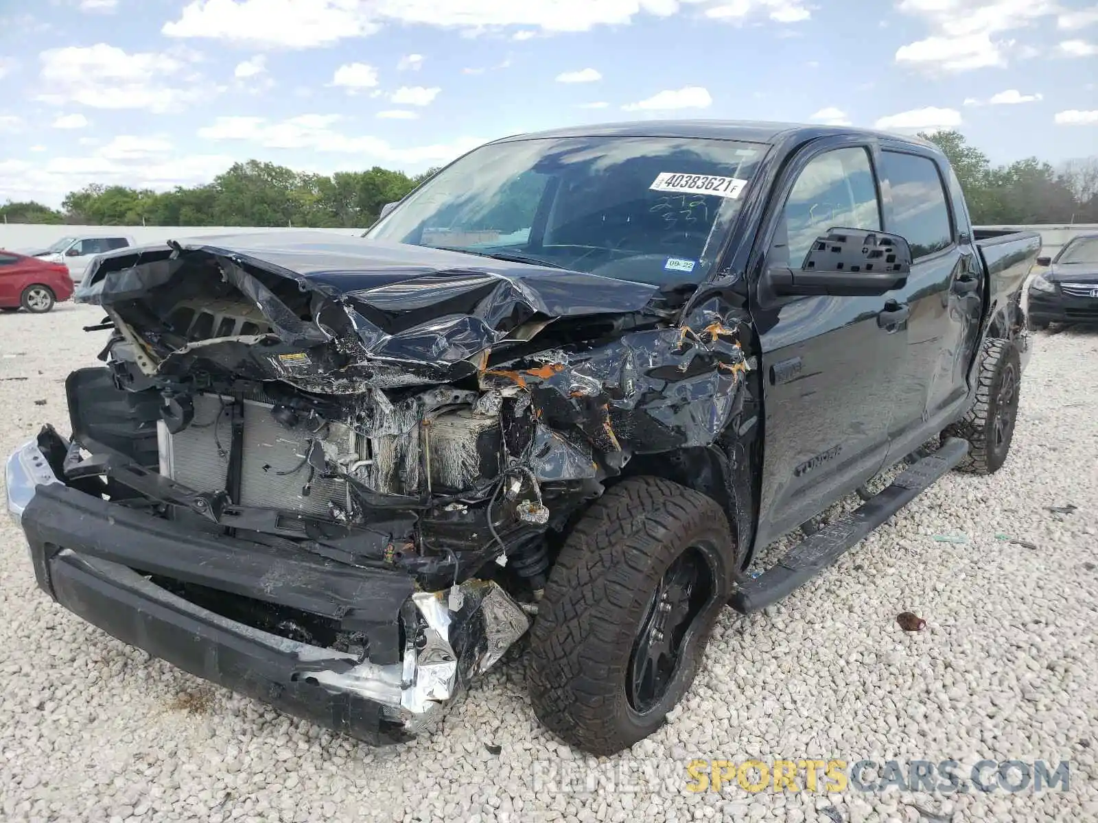 2 Photograph of a damaged car 5TFEY5F19MX272331 TOYOTA TUNDRA 2021