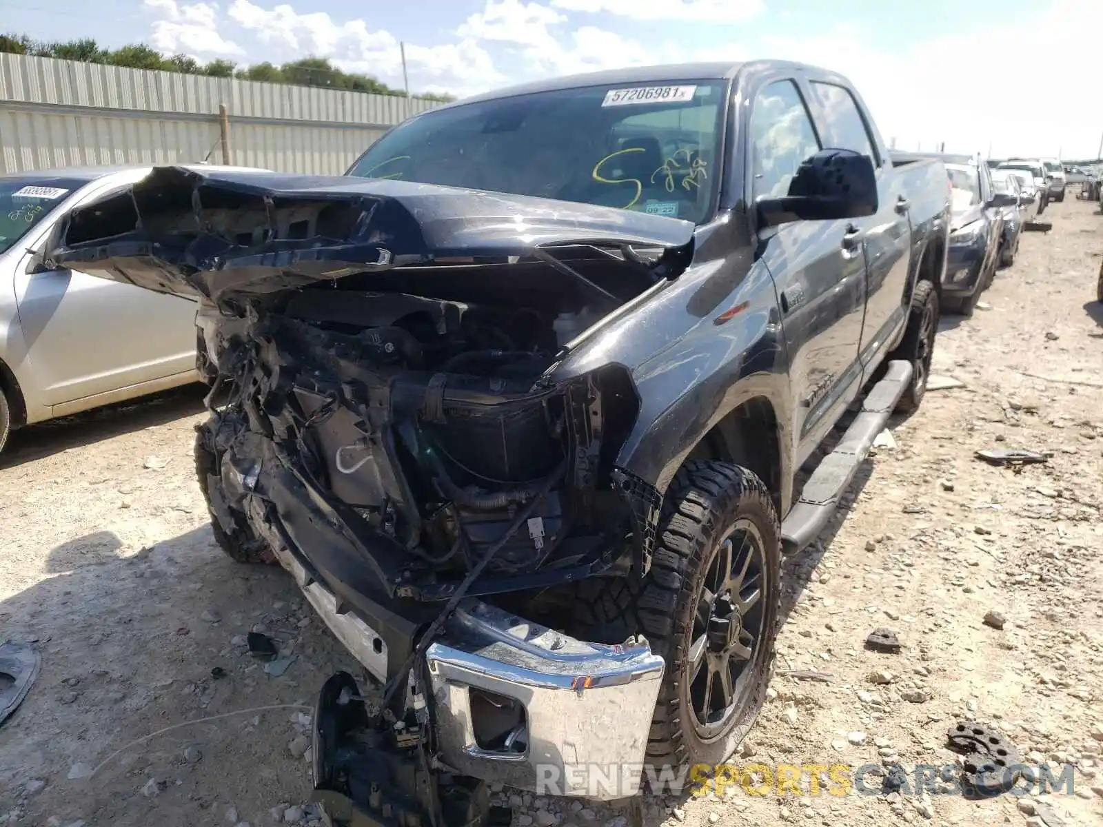 2 Photograph of a damaged car 5TFEY5F19MX272958 TOYOTA TUNDRA 2021