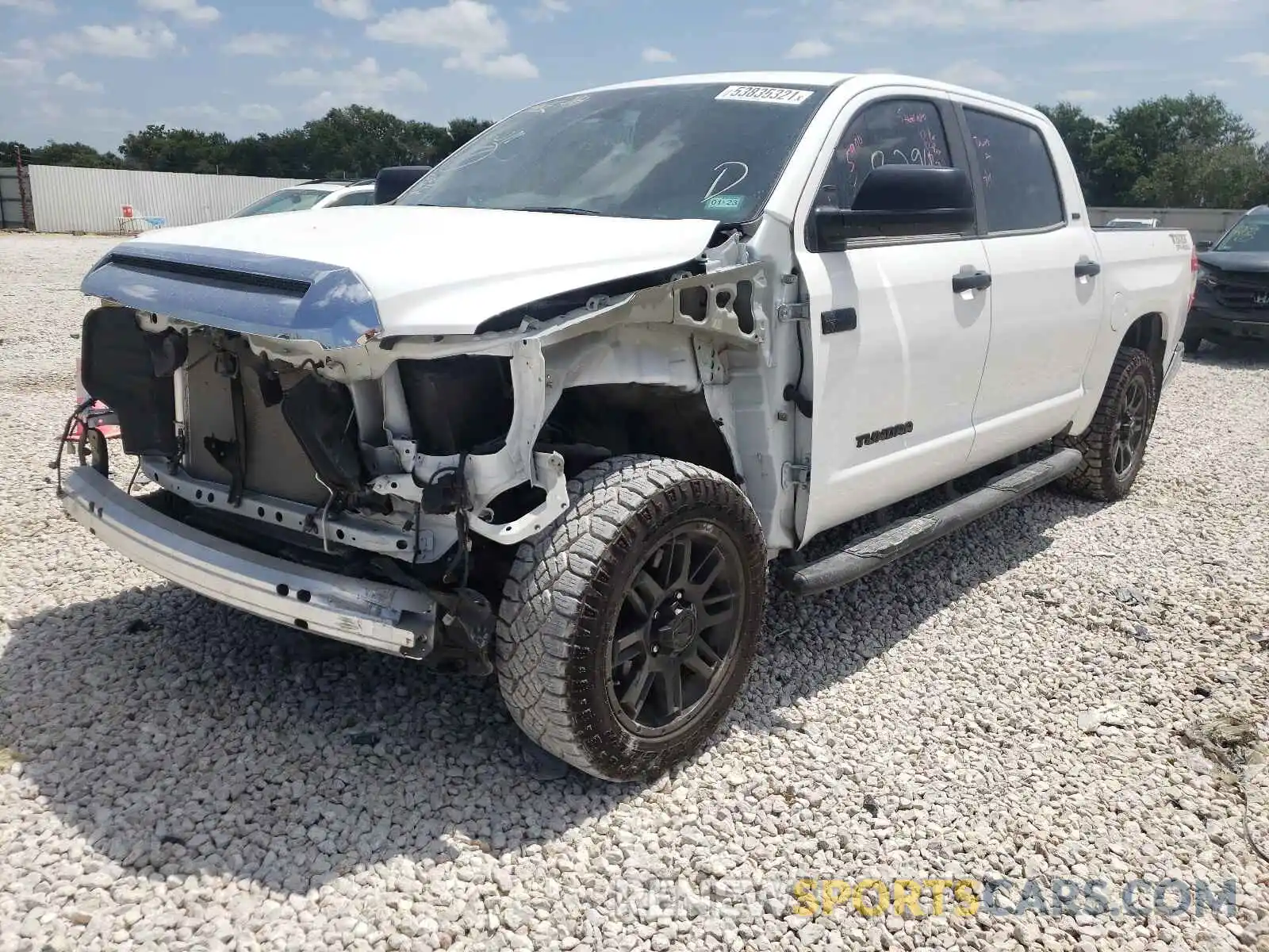 2 Photograph of a damaged car 5TFEY5F19MX276234 TOYOTA TUNDRA 2021