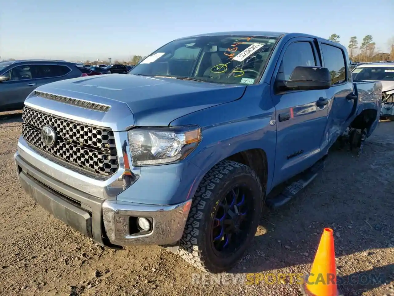 2 Фотография поврежденного автомобиля 5TFEY5F19MX276590 TOYOTA TUNDRA 2021