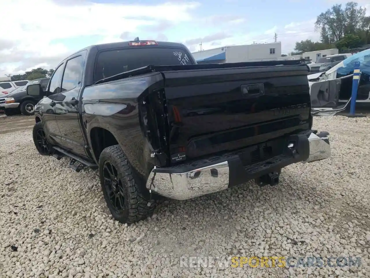 3 Photograph of a damaged car 5TFEY5F19MX287749 TOYOTA TUNDRA 2021