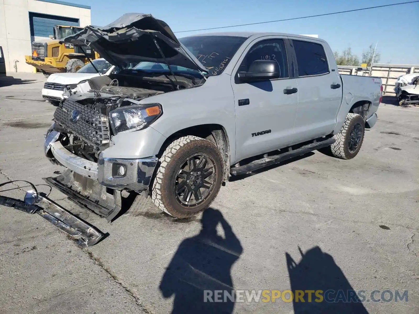 2 Photograph of a damaged car 5TFEY5F19MX289713 TOYOTA TUNDRA 2021