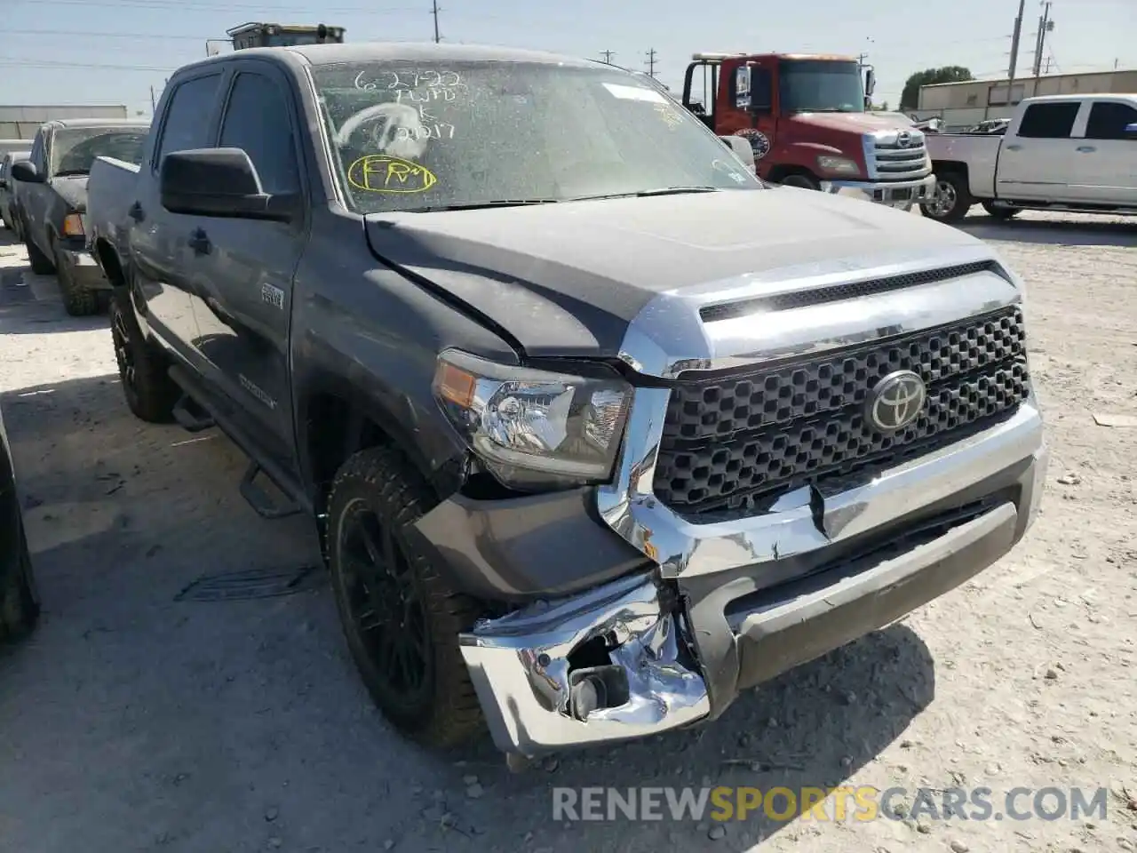 1 Photograph of a damaged car 5TFEY5F19MX299321 TOYOTA TUNDRA 2021