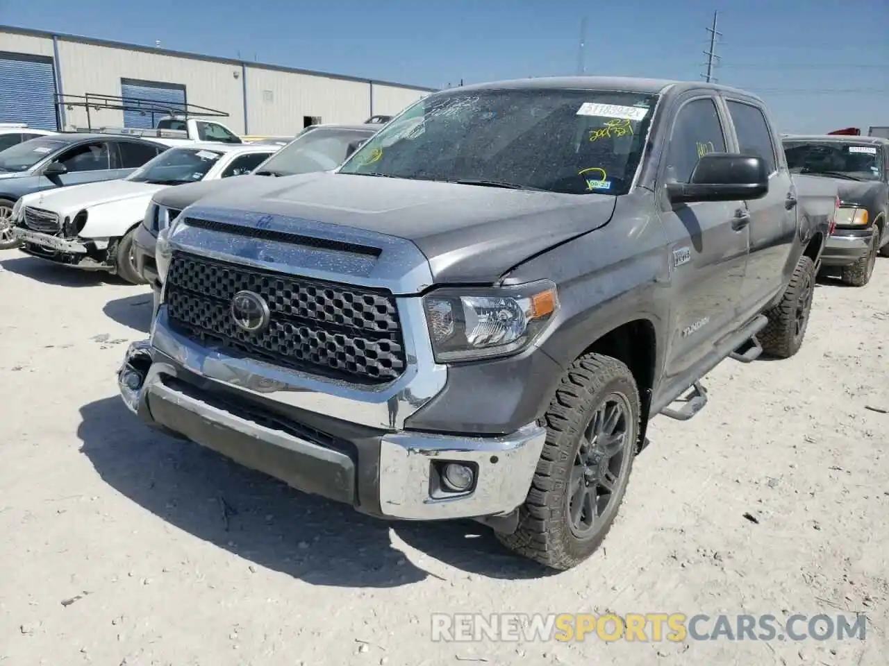 2 Photograph of a damaged car 5TFEY5F19MX299321 TOYOTA TUNDRA 2021