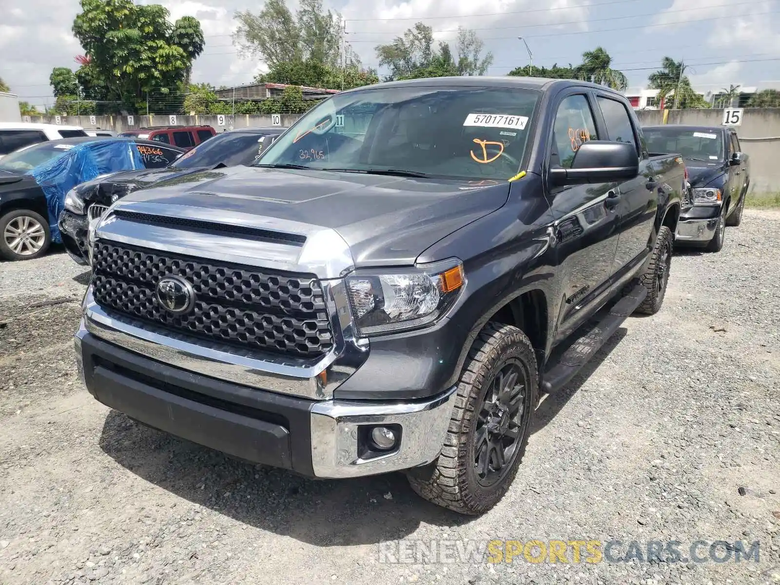 2 Photograph of a damaged car 5TFEY5F1XMX273083 TOYOTA TUNDRA 2021